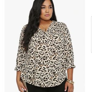 Leopard print tunic